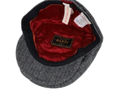 Oslo Cap Heather Grey Flat Cap - Barts