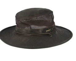 Outdoor Air Mesh CO/PE Washed Brown Traveller - Stetson
