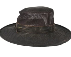 Outdoor Air Mesh CO/PE Washed Brown Traveller - Stetson
