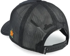 Outside Cap Black A-Frame Trucker - SQRTN