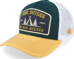 Outside Cap Olive Trucker - SQRTN