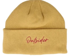 Outsider Organic Beanie Mustard Cuff - Upfront