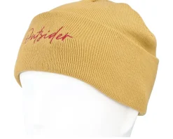 Outsider Organic Beanie Mustard Cuff - Upfront