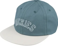Oxford Cap Trooper Stone Blue/Off White Strapback - Dickies