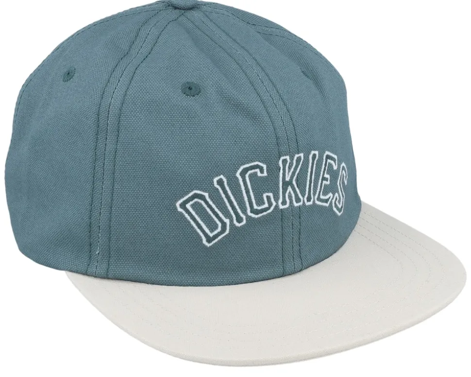 Oxford Cap Trooper Stone Blue/Off White Strapback - Dickies