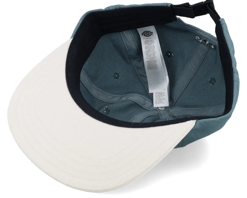 Oxford Cap Trooper Stone Blue/Off White Strapback - Dickies