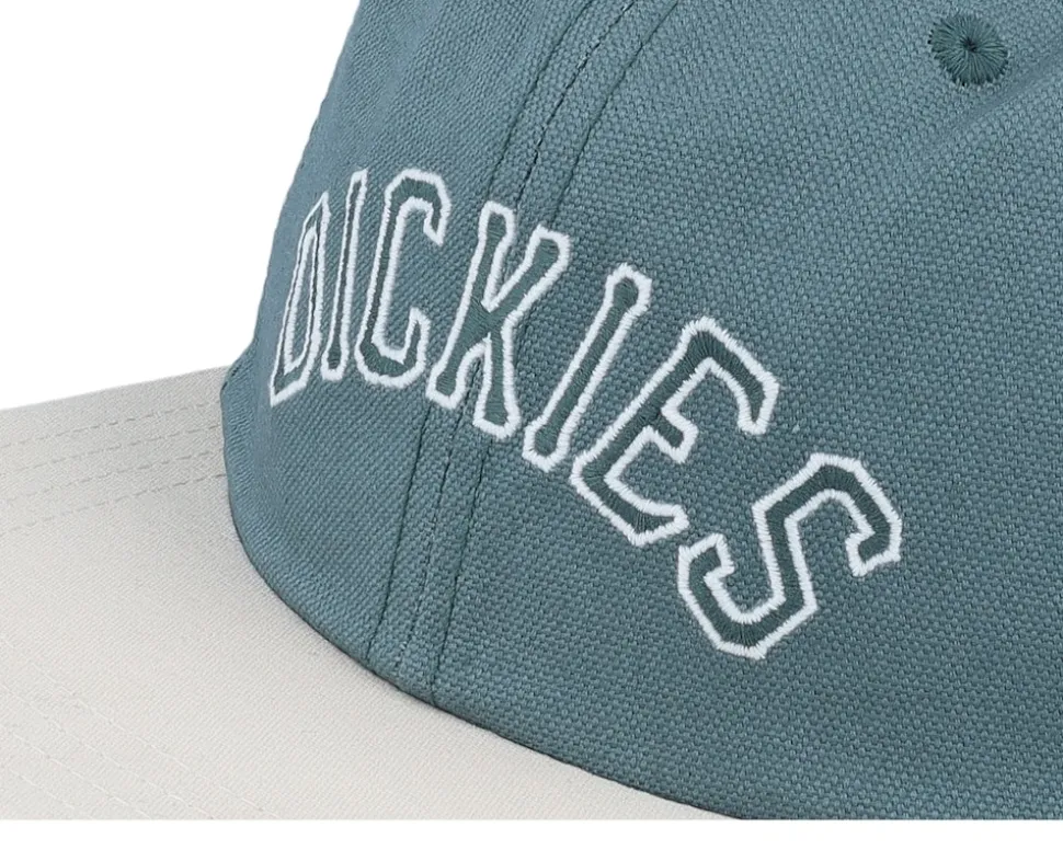 Oxford Cap Trooper Stone Blue/Off White Strapback - Dickies