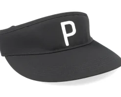 P Black/Bright White Visor - Puma