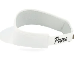 P Bright White/Black Visor - Puma