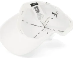 P Cap White Glow/Black Adjustable - Puma