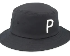 P Hat Black Bucket - Puma