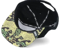6P Sb Cp Asian Tiger Black Snapback - Djinns
