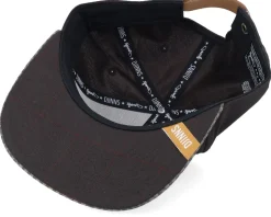 6p Sb Glencheck Brown Snapback - Djinns