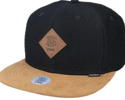 6P Sb Honey Knit Black Snapback - Djinns