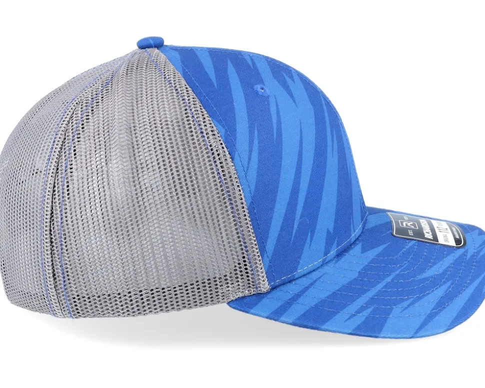 112p Streak Royal Camo/Charcoal Trucker - Richardson