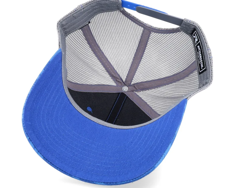 112p Streak Royal Camo/Charcoal Trucker - Richardson