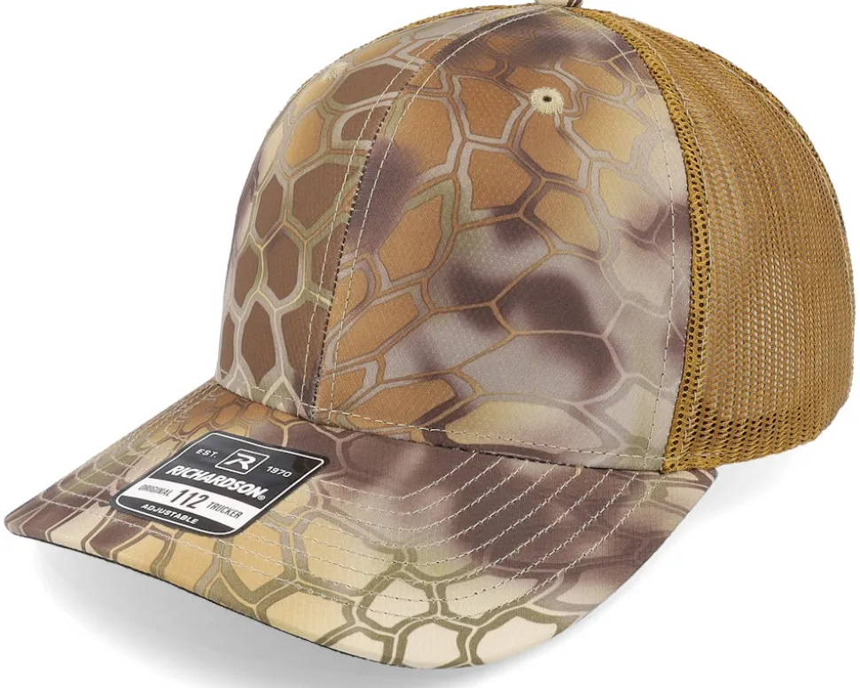 112p Streak Royal Camo/Charcoal Trucker - Richardson