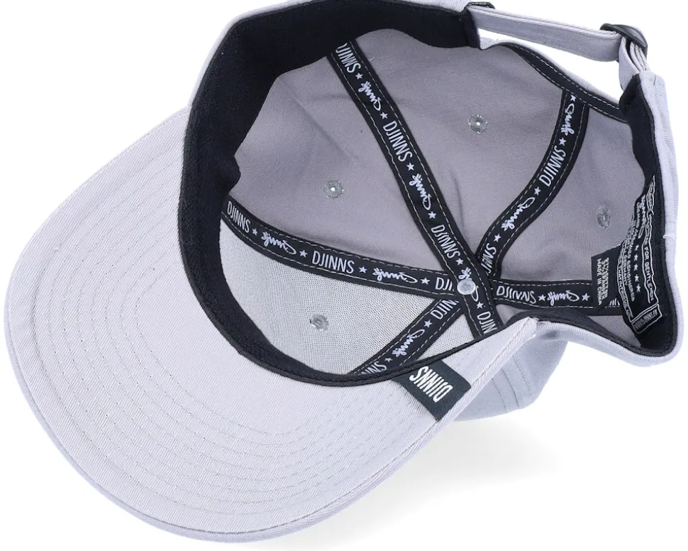 6P Truefit 2.0 Brushed Twill Grey Adjustable - Djinns