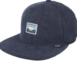 6p Truefit Cord Mountains Navy Snapback - Djinns