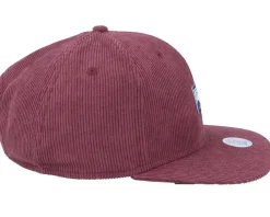 6P Truefit Cord Mountains Wine Snapback - Djinns