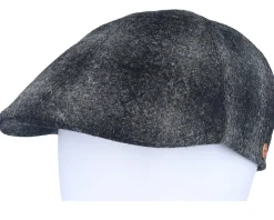 Paddy Amaro Black Flat Cap - Mayser
