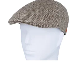 Paddy Tweed Beige Flat Cap - Mayser