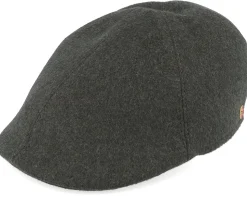 Paddy Wool Blend Green Flat Cap - Mayser