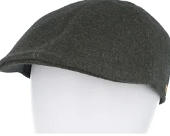 Paddy Wool Blend Green Flat Cap - Mayser
