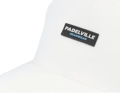 Padel Headwear Blue Rubber White Delta Flexfit - Padelville