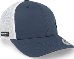 Padel Headwear White Rubber Navy/white Trucker - Padelville