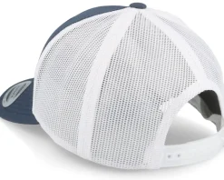 Padel Headwear White Rubber Navy/white Trucker - Padelville
