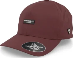 Padel Headwear White Rubber Maroon Delta Flexfit - Padelville