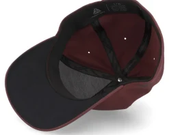 Padel Headwear White Rubber Maroon Delta Flexfit - Padelville