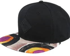 Paintdots Rev. Black/Orange/Purple Snapback - Djinns