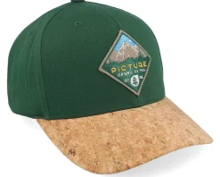 Pakowa Bb Cap Dark Green/Cork Adjustable - Picture