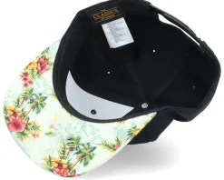 Palm Beach Sunset Black/Floral Mint Snapback - Iconic