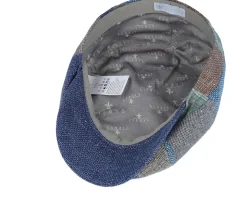 8-panel Patchwork Patchwork Flat Cap - Lierys