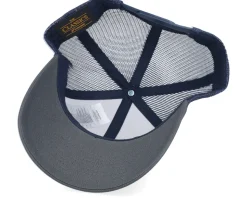 6-Panel Retro Trucker 2-Tone Charcoal/Navy Trucker - Yupoong