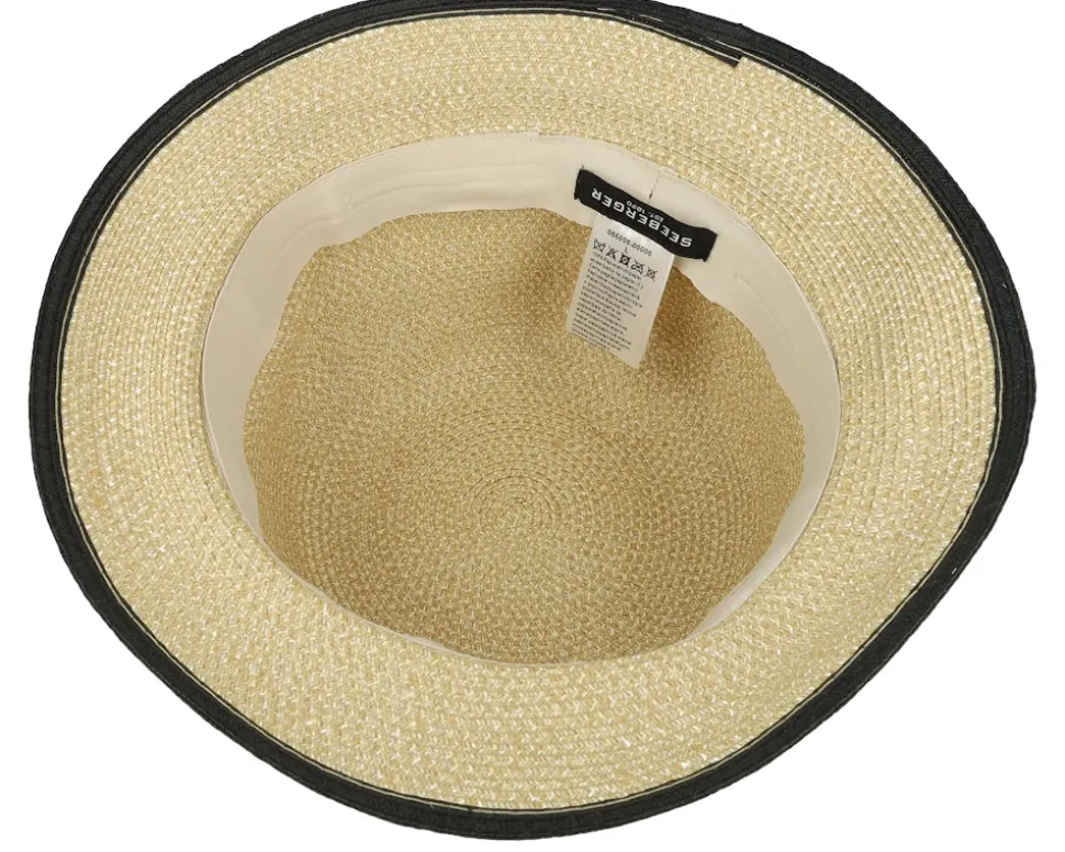Paper Brim Bell Straw Hat - Seeberger
