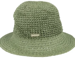 Paper Crochet With Bow Grass Green Cloche - Seeberger