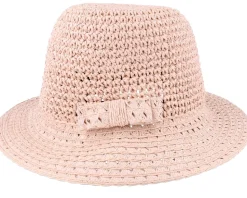 Paper Crochet With Bow Powder Red Cloche - Seeberger