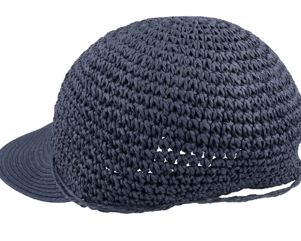 Paper Straw Navy Sun Hat - Seeberger