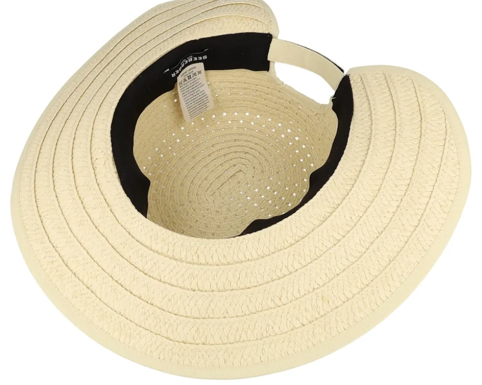 Paperbraid Mix Cap Linen Straw Hat - Seeberger