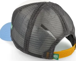 Paradises White/Charcoal/Blue Trucker - Coastal