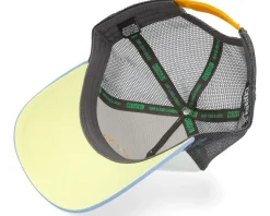 Paradises White/Charcoal/Blue Trucker - Coastal