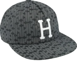 Paradox Classic H 5 Panel Hat Black Snapback - HUF