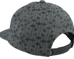 Paradox Classic H 5 Panel Hat Black Snapback - HUF
