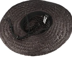 Parsons Sun Hat Black Straw Hat - Brixton