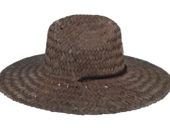 Parsons Sun Hat Deep Brown Straw Hat - Brixton