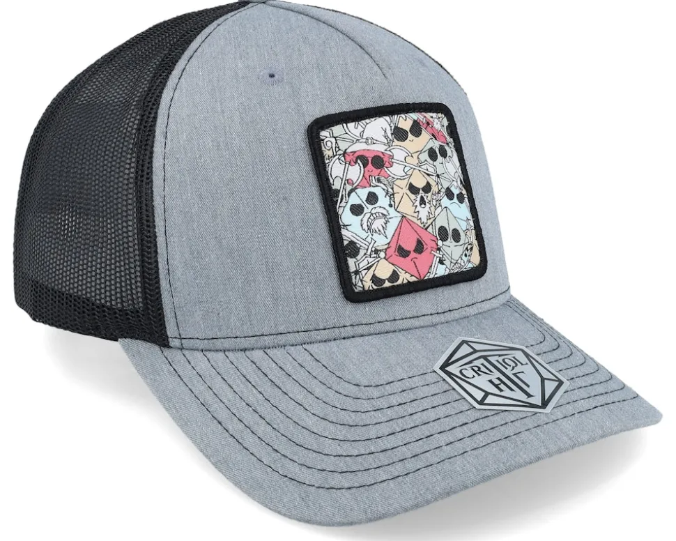 Party Board Presence Heather Grey/Black Trucker - Critiql Hit